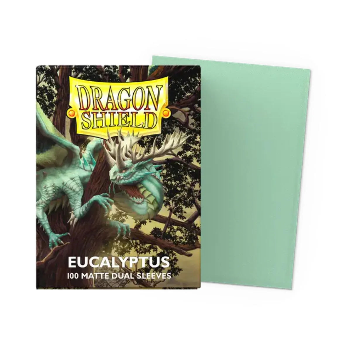 Dragon Shield Standard Size Dual Matte Sleeves Eucalyptus