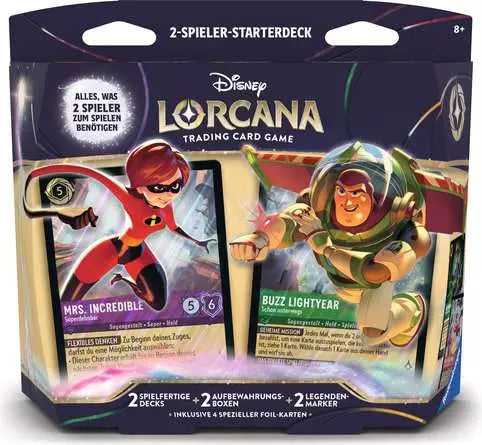 Disney Lorcana TCG: Unbekannte Wildnis - Zwei-Spieler-Starterdeck Deutsch