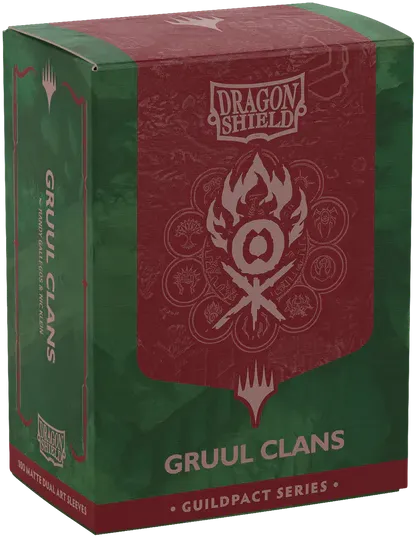 Dragon Shield Kartenhüllen - Standardgröße "Matte Dual" (100) - Gruul Clans