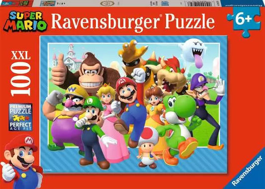 Kinderpuzzle 100 XXL Teile - Nintendo Super Mario - Los geht's!