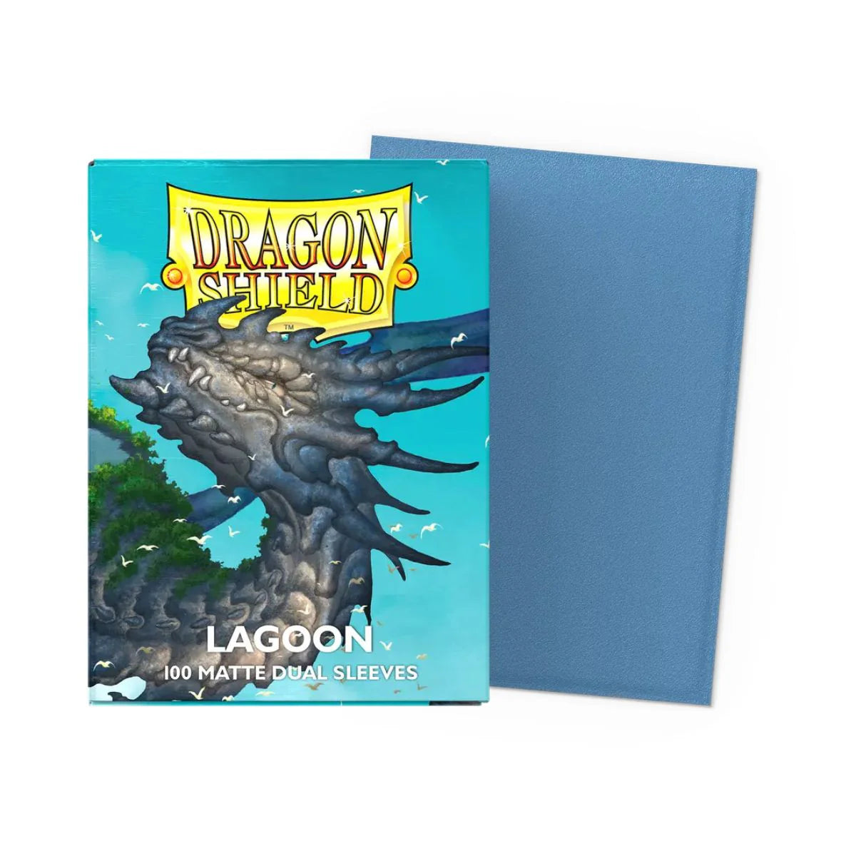 Dragon Shield Standard Size Dual Matte Sleeves Lagoon