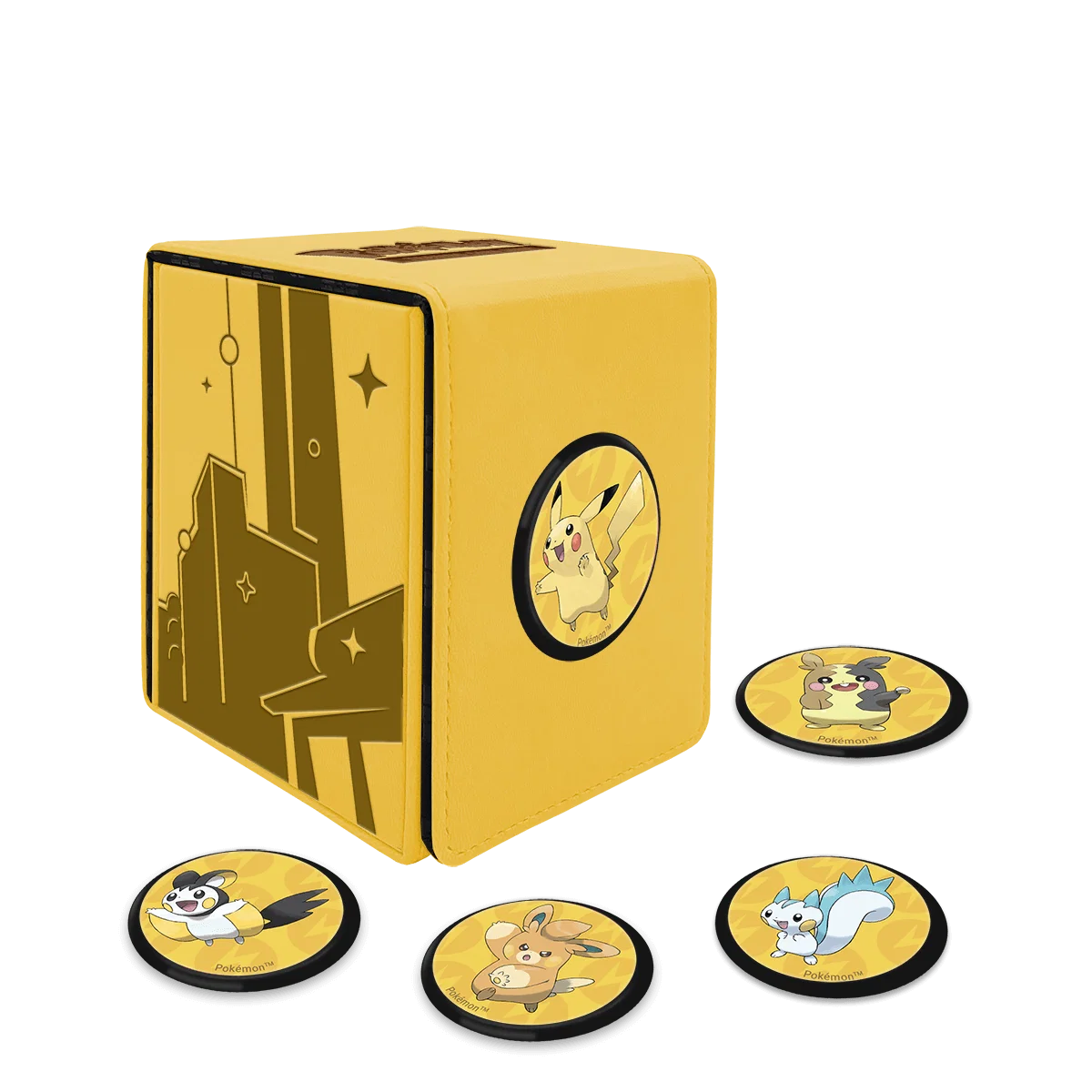 Pokemon - Pikachu Shimmering Skyline Alcove Click Deck Box for Pokémon Ultra Pro
