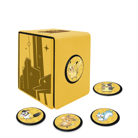 Pokemon - Pikachu Shimmering Skyline Alcove Click Deck Box for Pokémon Ultra Pro