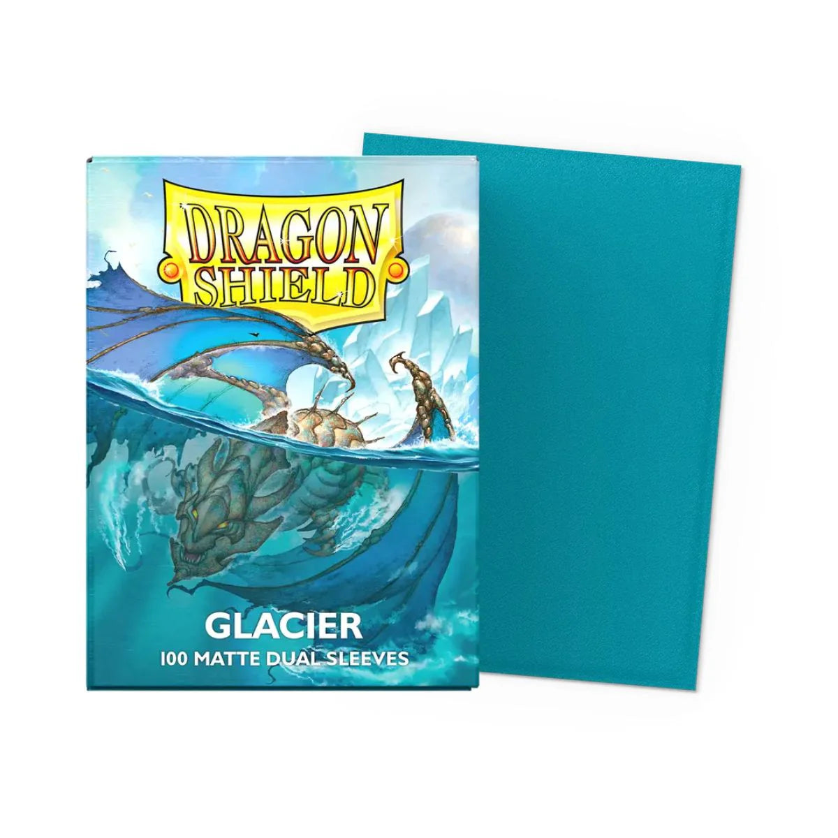 Dragon Shield Standard Size Dual Matte Sleeves Glacier