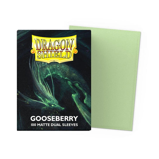 Dragon Shield Standard Size Dual Matte Sleeves Gooseberry