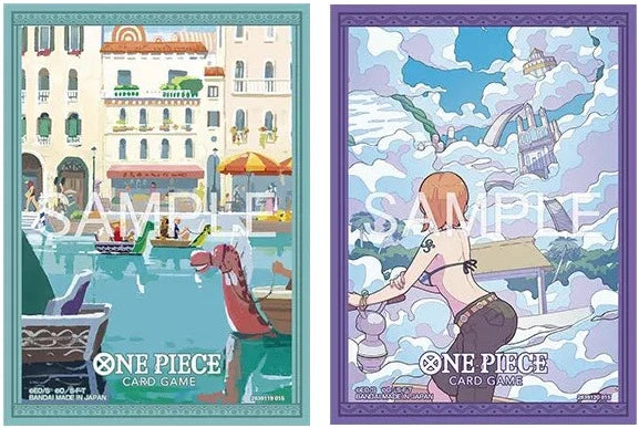 One Piece Card Game - Official Sleeves BANDAI TCG+ Stores Edition Vol.7 / 2 versch. Sleeves ruffy