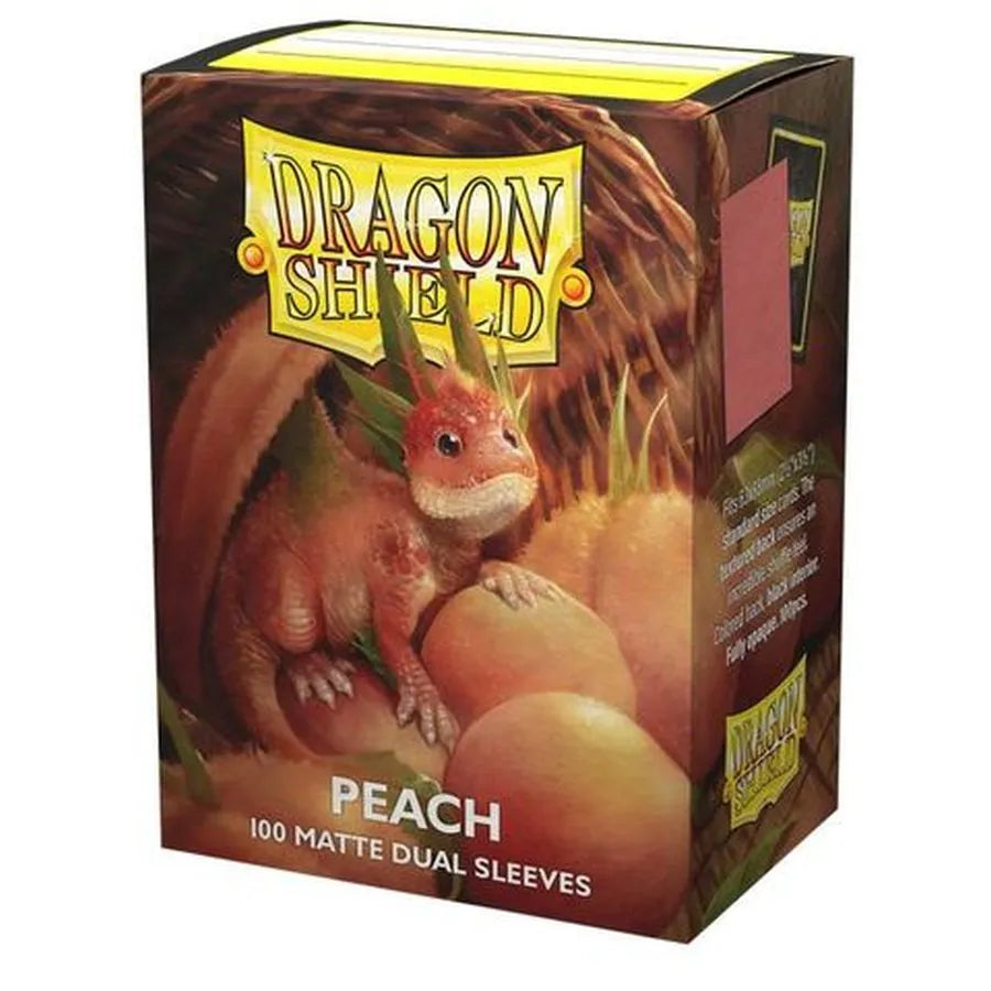 Dragon Shield Dual Matte Sleeves - Peach