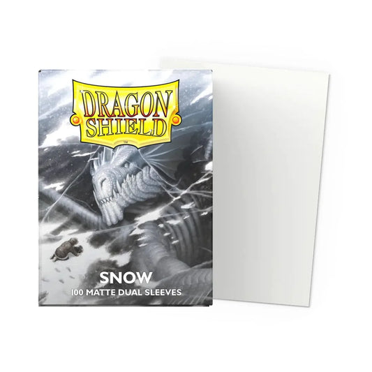 Dragon Shield Standard Size Dual Matte Sleeves Snow